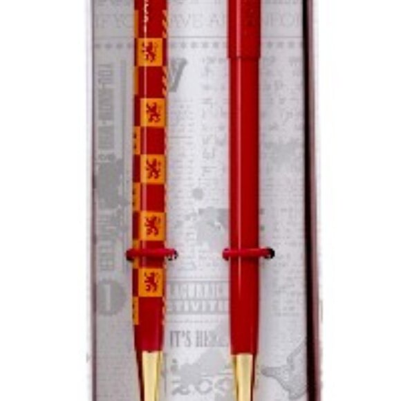 Harry Potter Gryffindor Pen and Pencil Set NIB - Picture 3 of 5